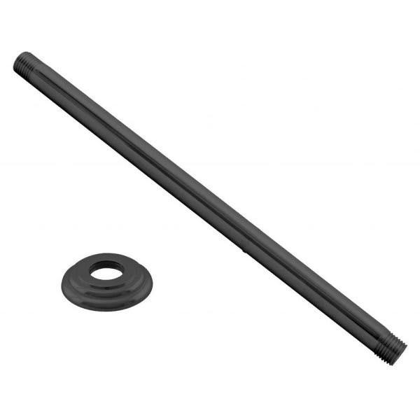 Westbrass 19 " Ceiling Mount Shower Arm And Flange In Matte Black