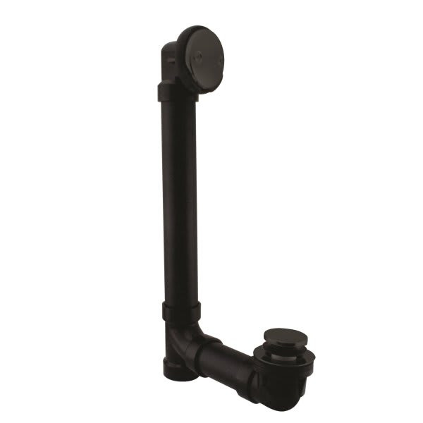 Westbrass 1-1/2 " Tip Toe Sch 40 Abs Bath Waste Two-Hole Elbow Matte Black