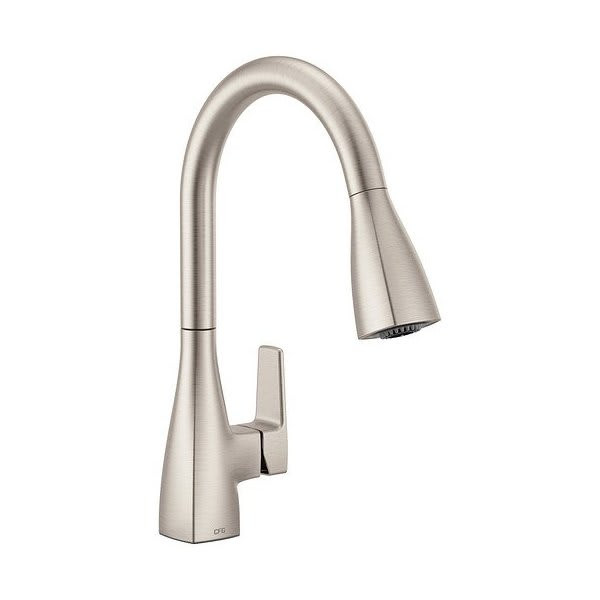 Cleveland Faucet Group Slate Spot Resist Stainless Single-Handle High Arc Pulldown Faucet 1.0gpm