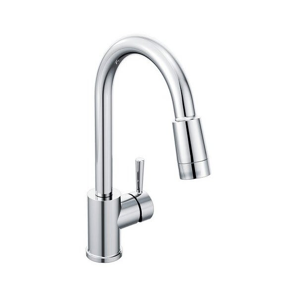 Cleveland Faucet Group Edgestone Chrome One-Handle Pulldown Kitchen Faucet 1.0gpm