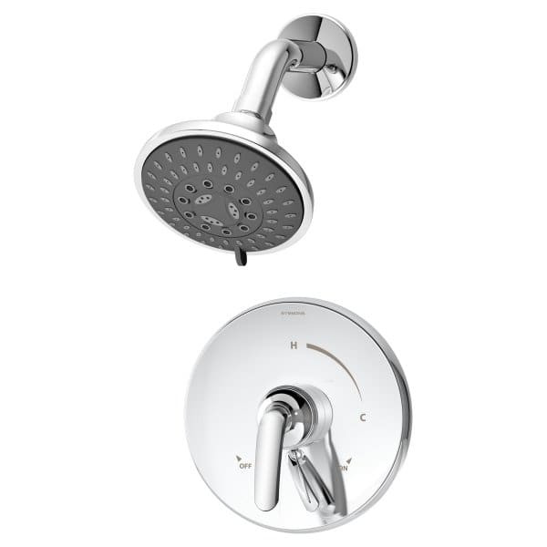 Symmons Elm Polished Chrome Shower Trim With Double Lever Handle