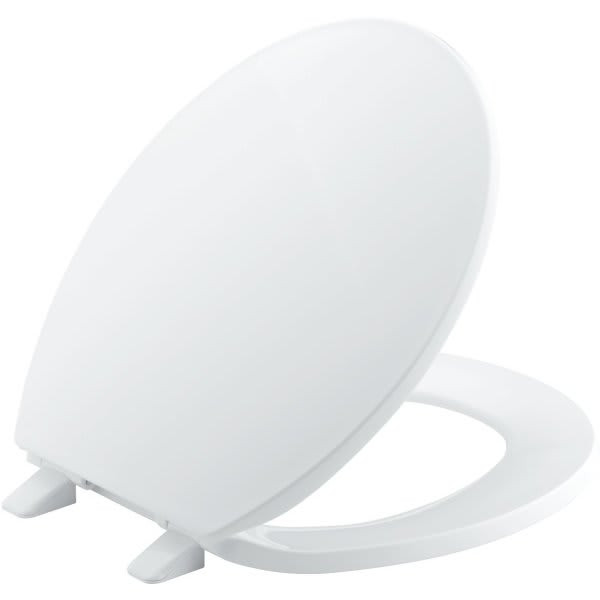 Kohler Brevia Round Closed Front Toilet Seat With Quick-Release Hinges In White