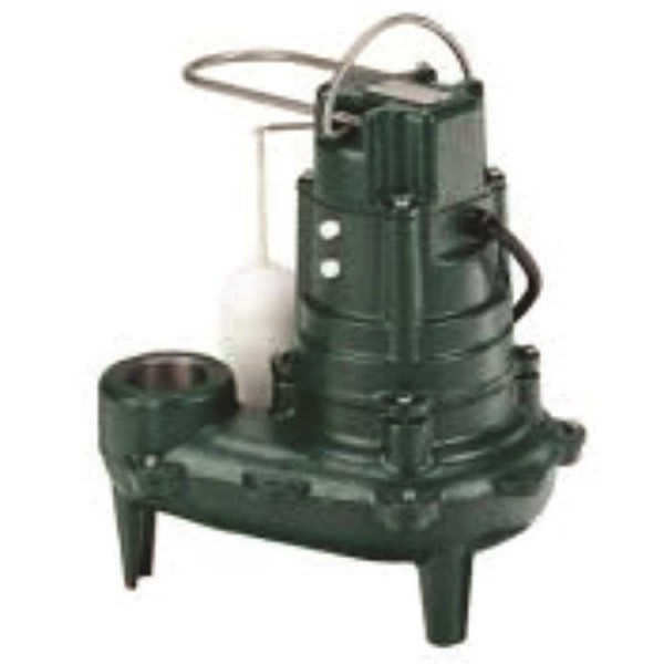 Zoeller 1/2 HP Submersible Sewage/Effluent Ejector, Non-Clog Pump