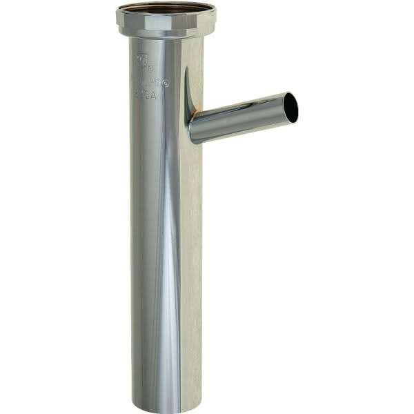 Premier, Brass Dishwasher Tailpiece, Chrome, 22 Gauge, 1-1/2 X 8 "