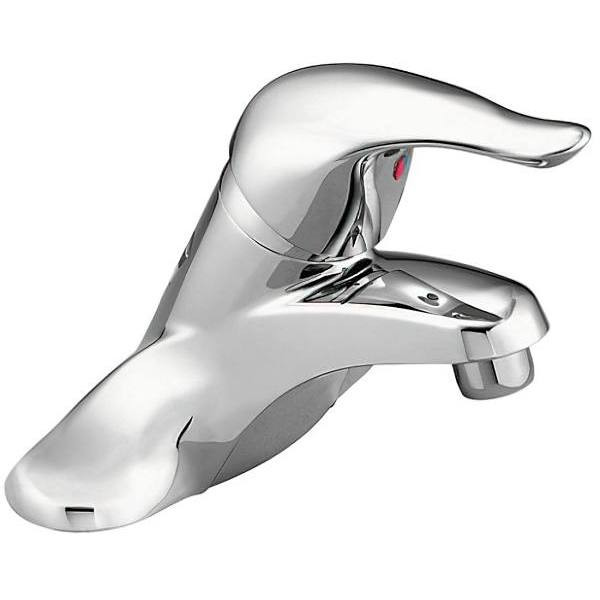 Moen Chateau 4" Centerset 1-Handle Low-Arc Bathroom Faucet In Chrome