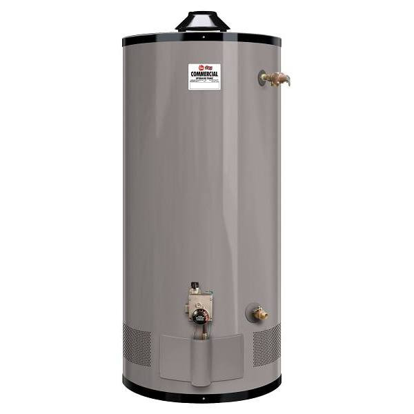 Rheem Commercial Medium Duty 100 Gal. Tall 3 Year 76k BTU Low NOx Natural Gas Tank Water Heater