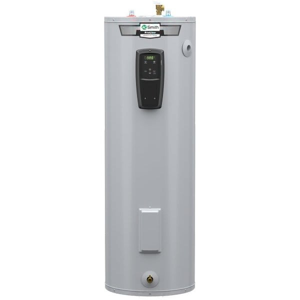 A. O. Smith 50-Gallon Tall Electric Grid-Capable Water Heater 20-1/2" D X 59" H