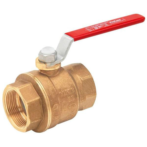 Proline Valve Ball, 1-1/2", Fullport, 600 Psi Wog, 150 Psi Wsp, Brass, Leadfree