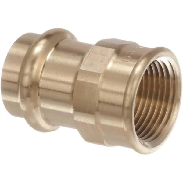 Viega Propress 1/2 In X 1/2 In Zero Lead Bronze Adapter