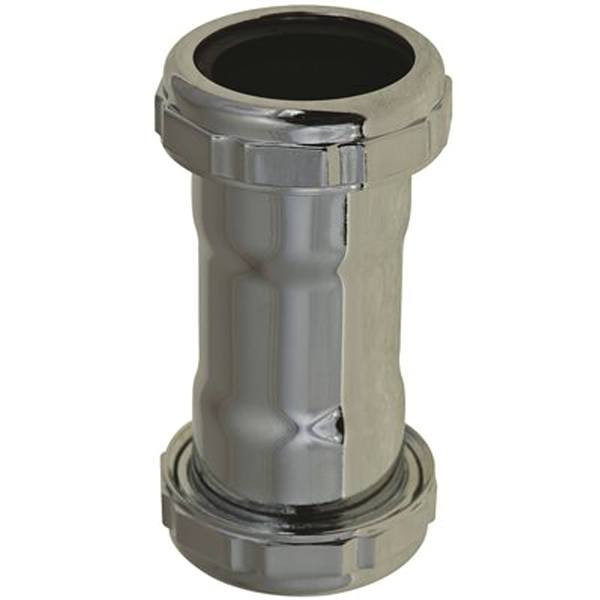 Premier, Couplin 1-1/4 " Brass Slip Jo"T Chrome