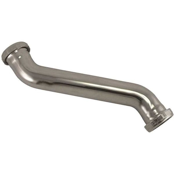 Keeney 1-1/2 In X 1-1/2 In 22-Gauge Brass Double Offset, Chrome