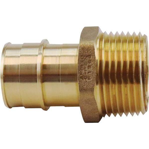 Apollo 1", Brass, PEX-A Expansion Barb X 1",, Mnpt Male Adapter
