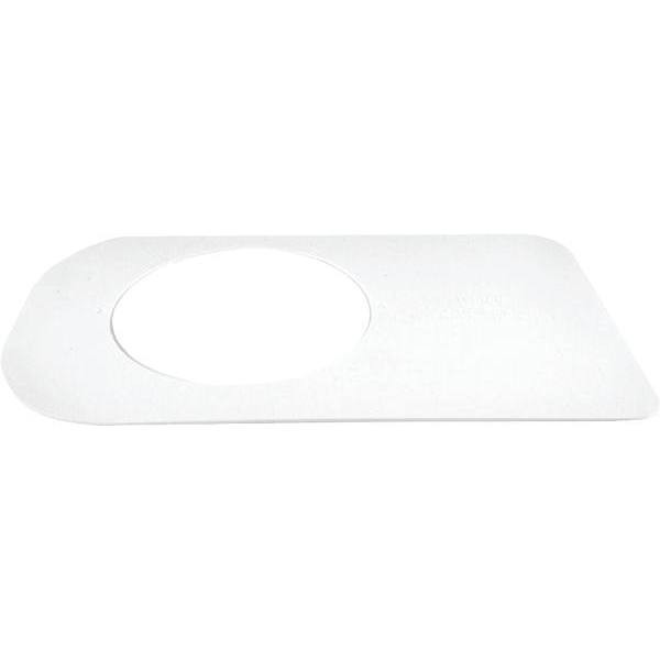 Oatey White Plastic Square Toilet Base Plate
