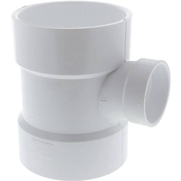 Nibco 4 In X 4 In X 2 In Pvc Dwv All Hub Sanitary Tee