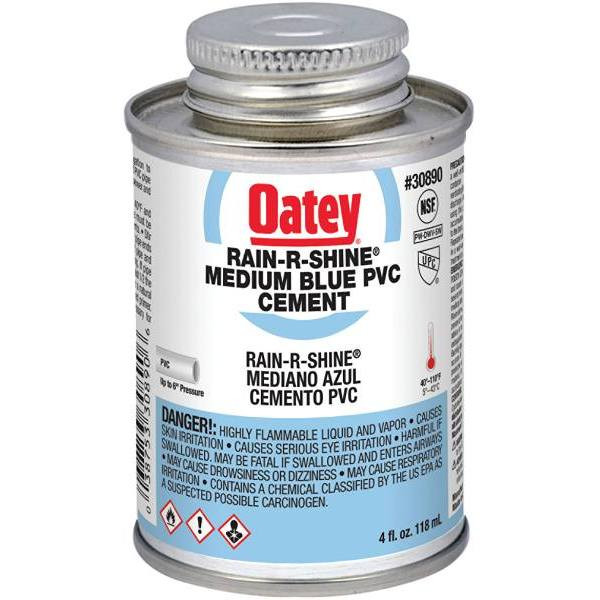 Oatey Rain-R-Shine 4 Oz Pvc Cement