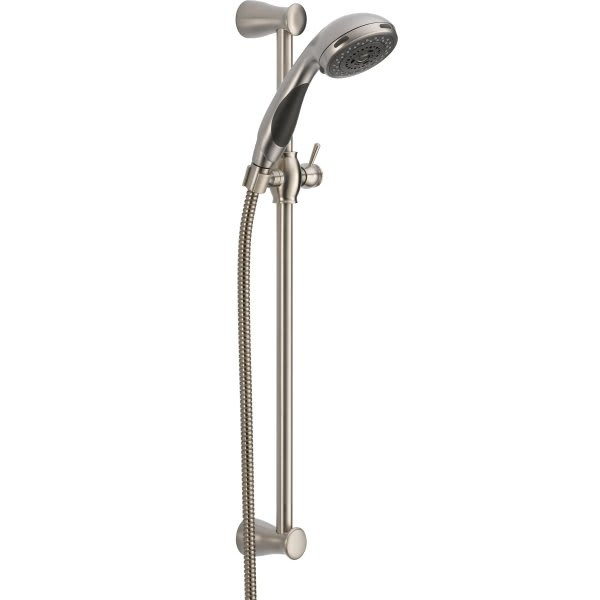 Delta 3-Setting Touch Clean Hand Shower In Stainless, 1.75 Gpm