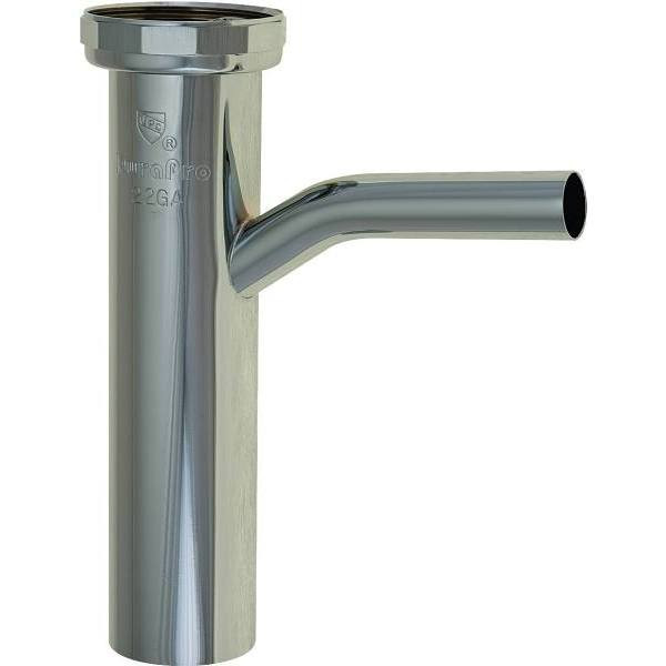 Premier Brass Dishwasher Tailpiece, Chrome, 22 Gauge, 1-1/2 X 6 In