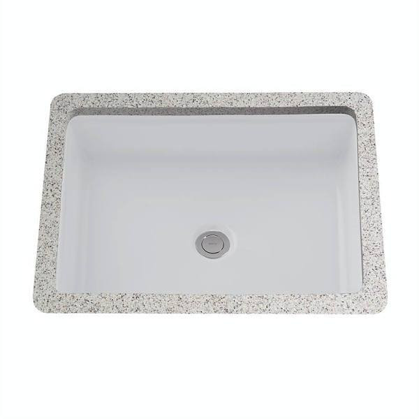 Toto Atherton 17 In Rectangular Undermount Bathroom Sink In Cotton White