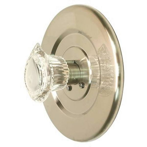 Proplus 1-Handle Trim Kit With Acrylic Handle In Brass, Valve Not Included