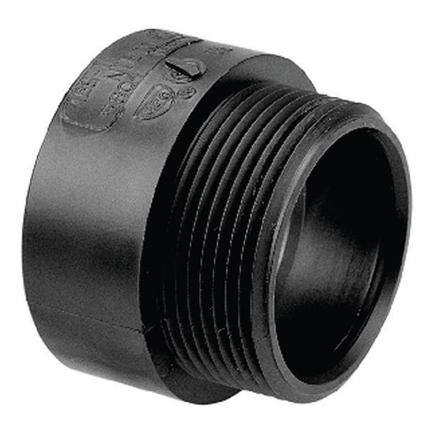 Nibco 1-1/2" Abs Dwv Hub X Mip Adapter
