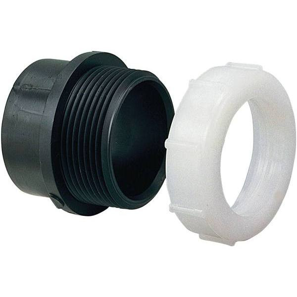 Nibco X Slip-Joint Trap Adapter,1-1/2", Abs Dwv Spigot
