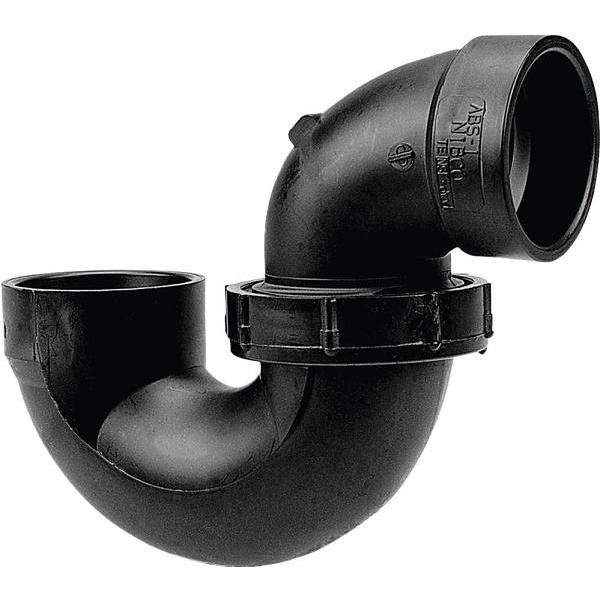 Nibco ABS DWV Hub X Hub P-Trap, 2"