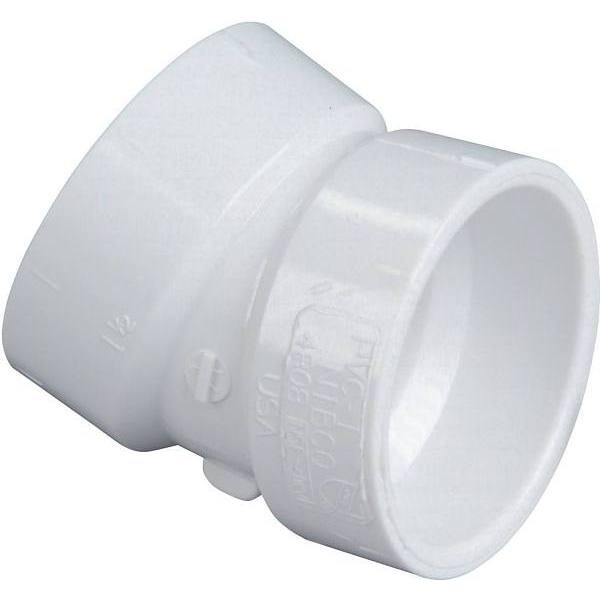 Inc. 3 In. PVC 22-1/2 Deg. Hub X Hub Elbow