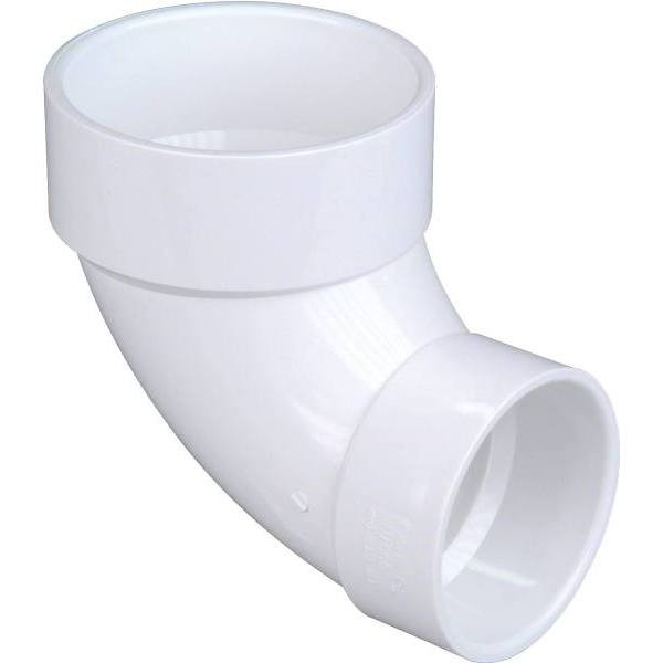 Nibco 4 In. X 3 In. PVC DWV 90 Deg. Hub X Hub Closet Elbow