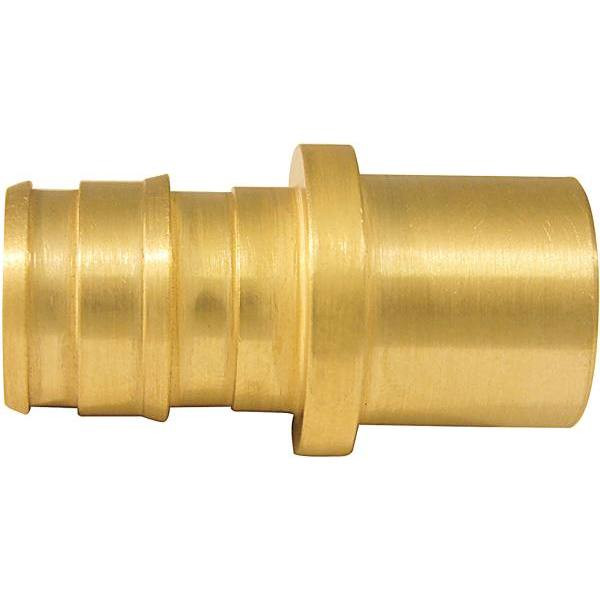 Apollo PEX-A Barb Male Sweat Adapter, 1/2" X 1/2", Brass