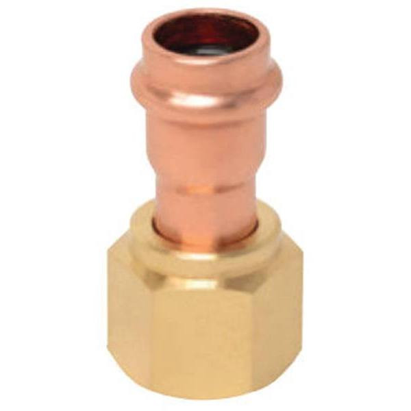Parker Mzk-F6-Hnbr 3/8" Copper SAE Flare Refrigerant Fitting