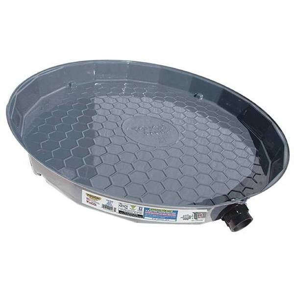 31 In. Pro Water Heater Pan W/ Pvc Adapter