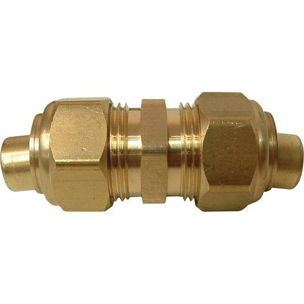 Everbilt 5/8 In. Lf Brass Comp Union (10-Pack)