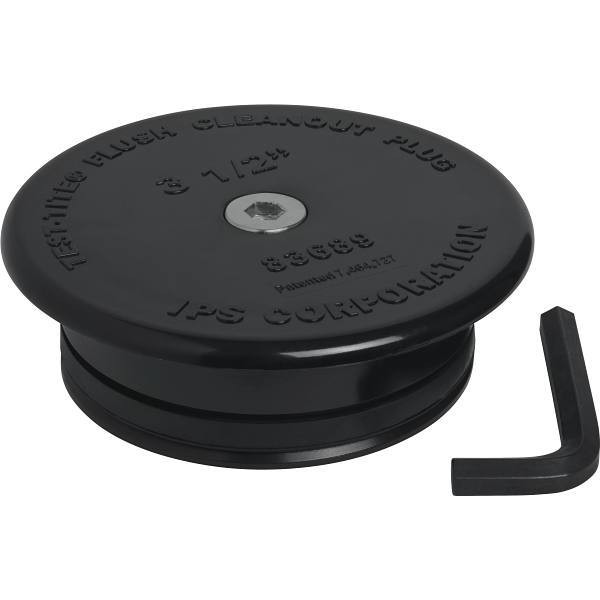 Test-Tite 83689 Flush Mechanical Cleanout Repair Plug For 3-1/2 In. Pipe