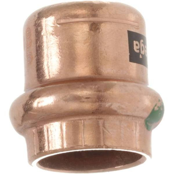 Viega Propress 1 In. Press Copper Cap Fitting