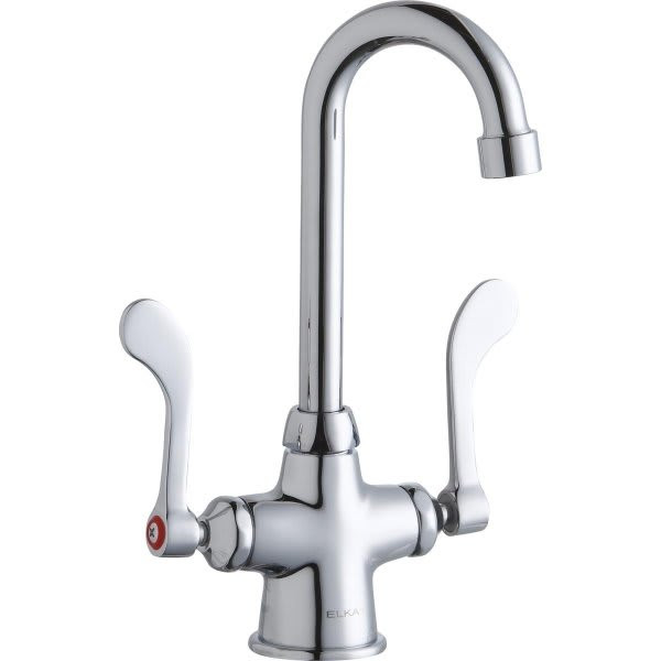 Elkay Bathroom Faucet, 1.5 Gpm, 8.875" Spout, Chrome, 2 Handles