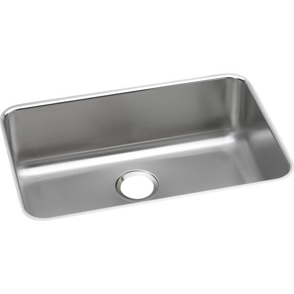Elkay Single Bowl Stainless Steel Undermount Sink 26-1/2 X 18-1/2 X 8"