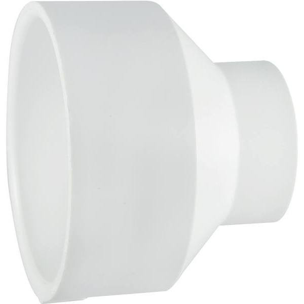 Nibco 3 In. X 1-1/2 In. PVC DWV Hub X Hub Reducing Coupling Fitting