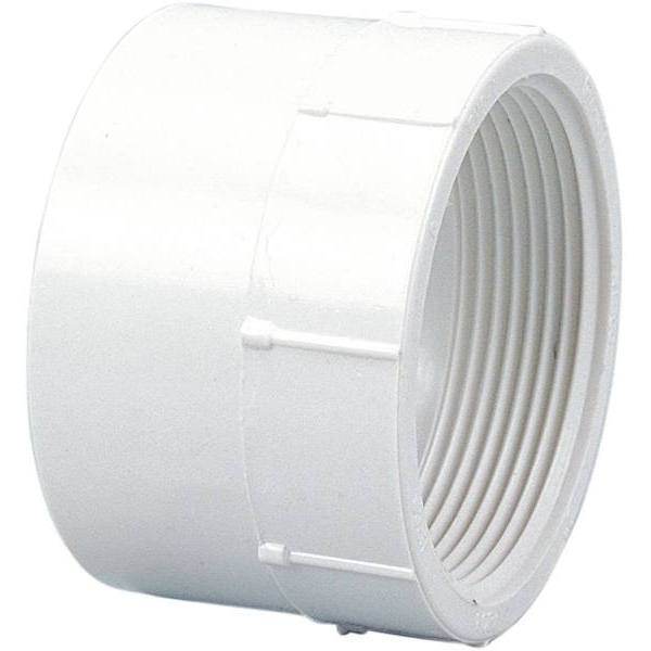 Nibco 2 In. PVC DWV Hub X Fipt Female Adapter