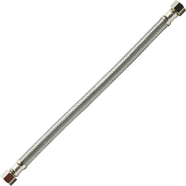 Fluidmaster 3/8 In. Compression X 16 In. L Braided Stainless Steel Faucet Connector