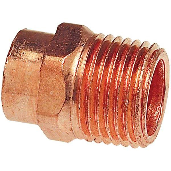 Nibco 1 In. Copper Pressure Cup X Mip Adapter Fitting