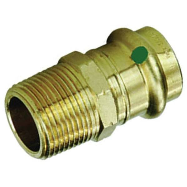 Propress 3/4 In. Press X 1 In. Mpt Zero-Lead Bronze Adapter