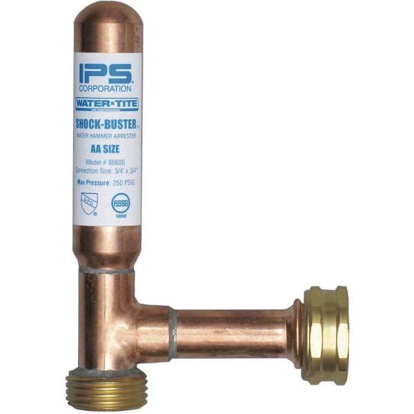 IPS Corporation Water-Tite 86601 Shock-Buster Hammer Arrester, 1/2" Male Sweat