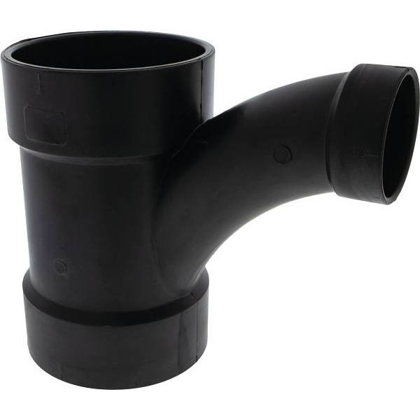 Nibco I5812-Lr 4"X4"X2" All Hub Long Radius Combo Tee-Wye Abs-Dwv