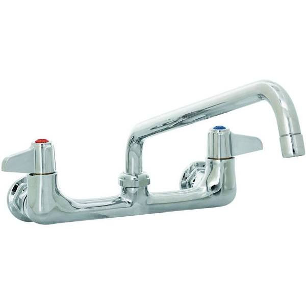 T And S 2-Handle Standard Kitchen Faucet With Commercial Features, Chrome