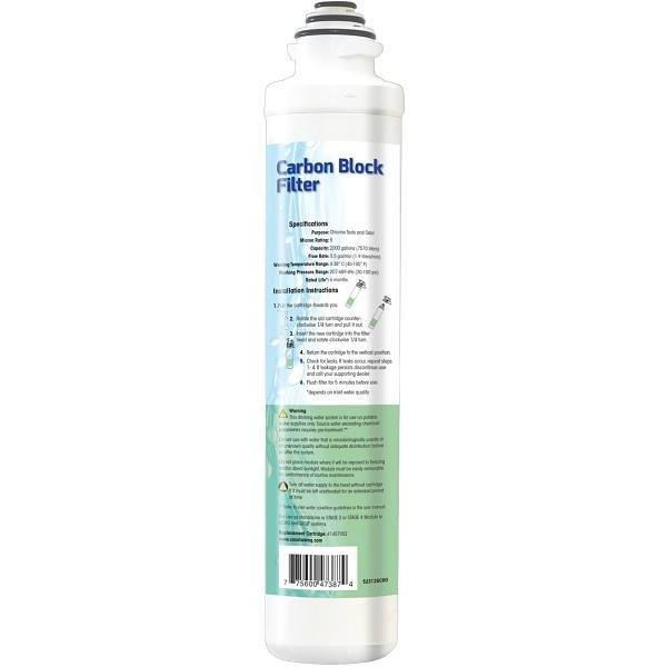 Aqua-Flo Platinum Series 2-Stage Carbon Block Quick Change Water Filter Cartridge