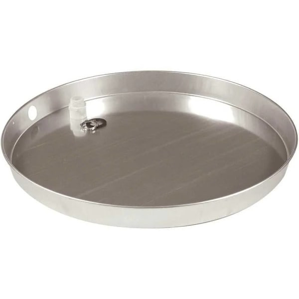 Camco 24" ID Aluminum Drain Pan W/ Cpvc Fitting