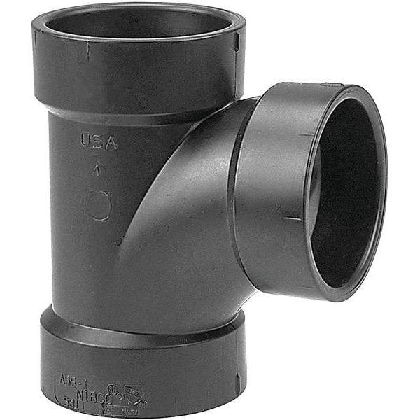 Nibco I5811 4" Hub X Hub X Hub Sanitary Tee Abs-Dwv