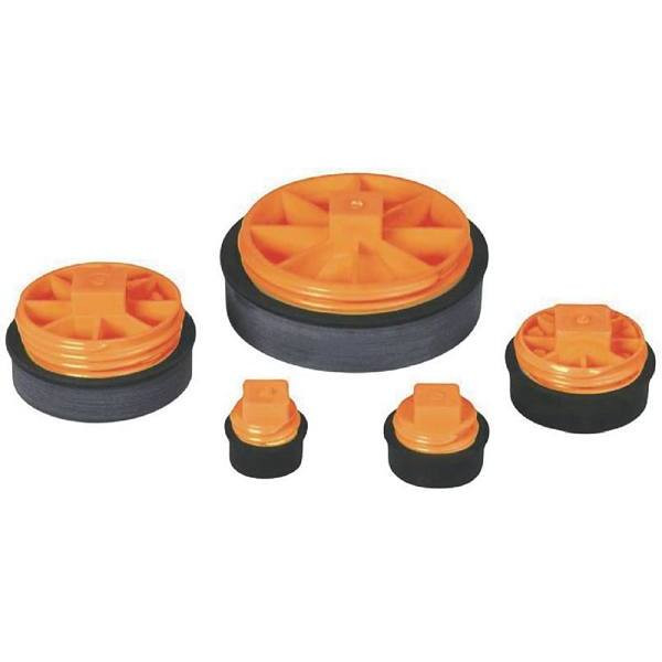 Test-Tite 86390 Combination T-Cone Test Plug, Tests 3" Schedule 40 & Copper DWV Pipe And 2" Cast-Iron Hub