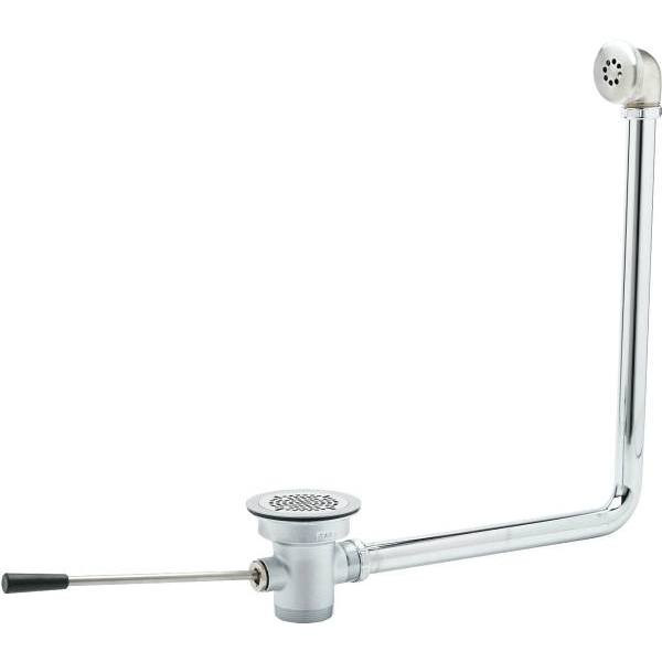 T&S 3-1/2 In. X 2 In. Lever Waste Drain With Overflow