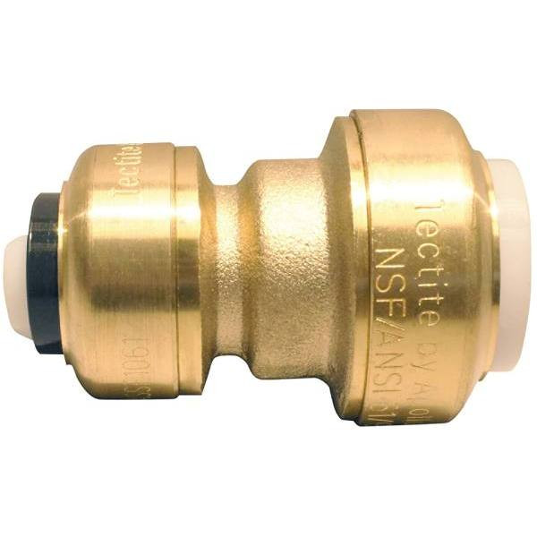 Tectite 1/2 In. IPS X 1/2 In. Cts Brass Push-To-Connect Conversion Coupling